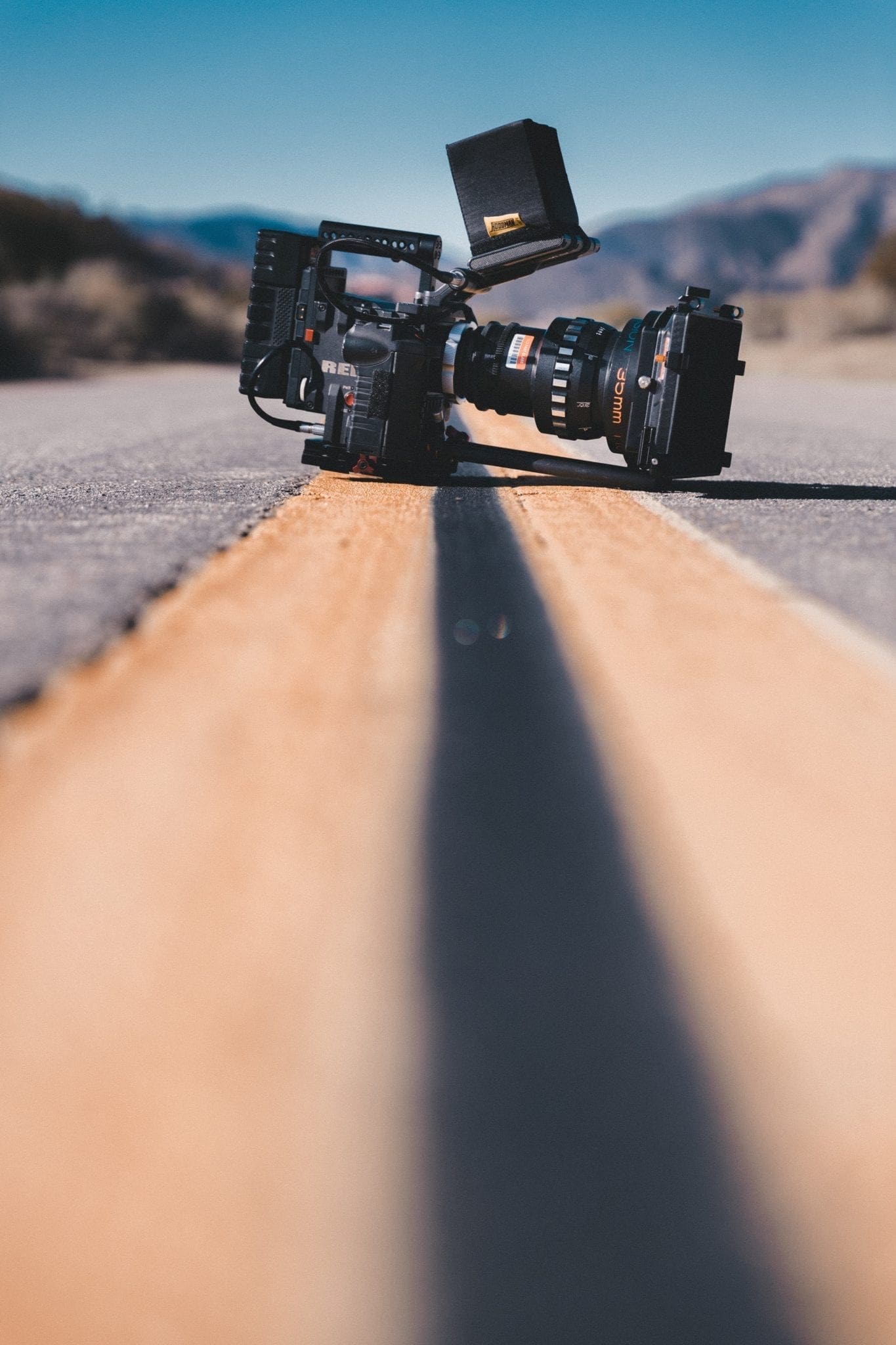 RED camera in the middle of the street is the key to becoming a profitable freelance filmmaker