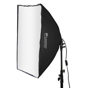 A photo of a softbox light