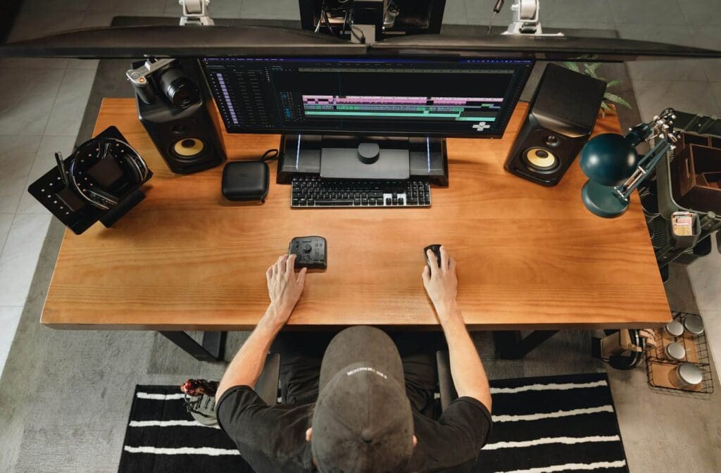 Professional Video Editor Salary Ranges in 2025 2 Editiing Work Station