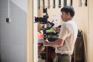 slate filmmaker gimbal stabilizer shooting