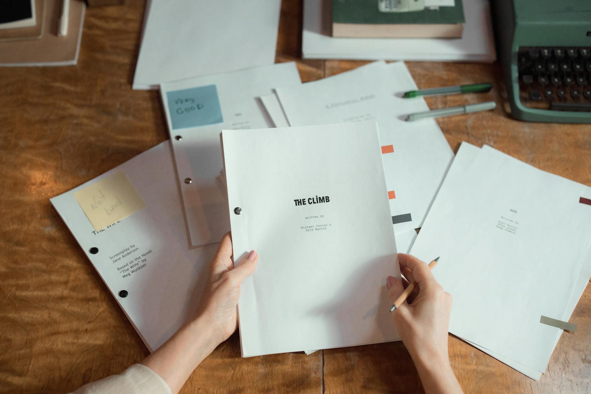 How to Write a Short Film Script: A Practical Guide to Format, Structure, and Story 1 screenplay pages close up
