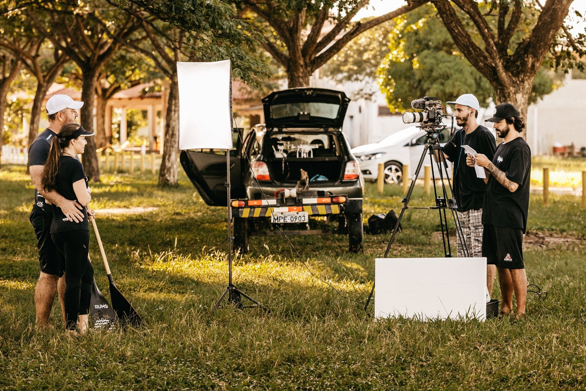 How to Write a Shot List: A Practical Guide for Directors and Cinematographers 2 camera crew on film location